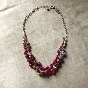 Beaded statement necklace
